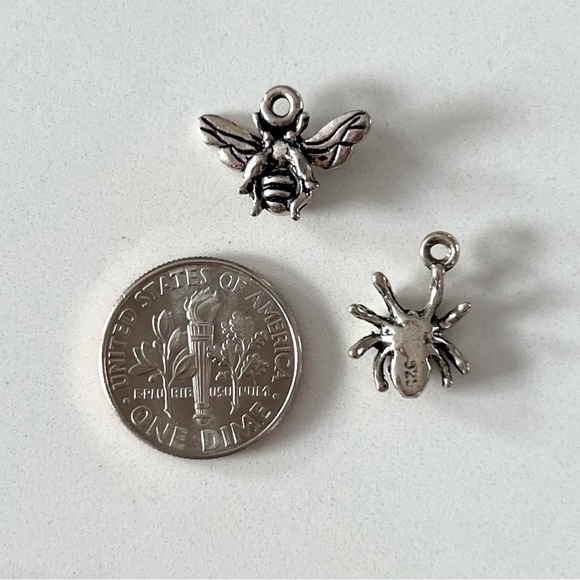 ⭐️ Bundle of 3 Sterling Silver Insect Charms - Picture 8 of 9
